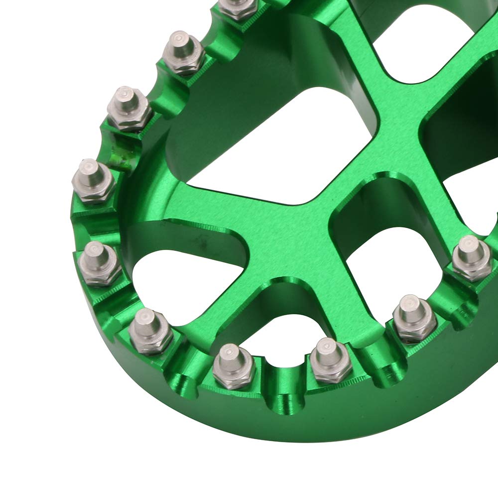 AnXin foot pegs ready for KLX model installation.