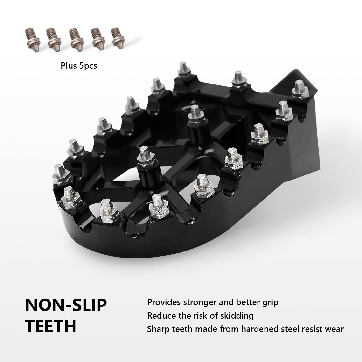 AnXin universal foot pegs fit CRF XR and more.