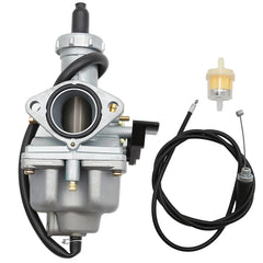 Anxingo ATC200 carburetor installation close-up highlights bolt alignment