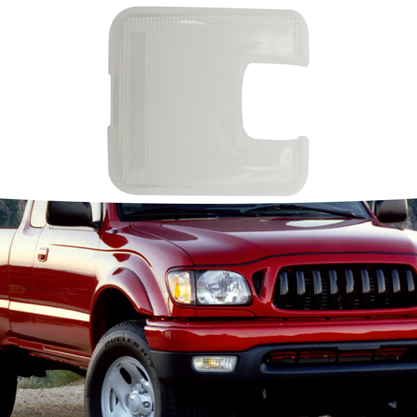 Anxingo durable plastic dome light cover ensures lasting visibility.