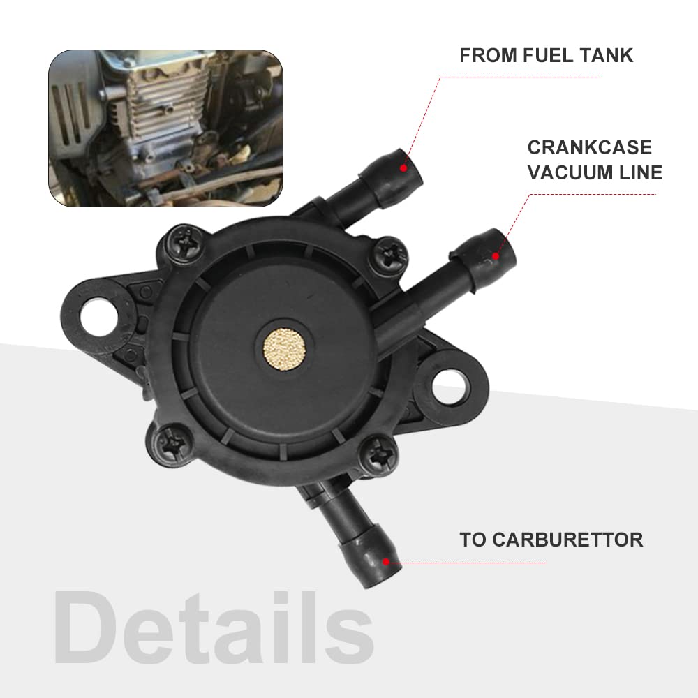 Anxingo lawn-tractor fuel pump fit image highlights versatile replacement.