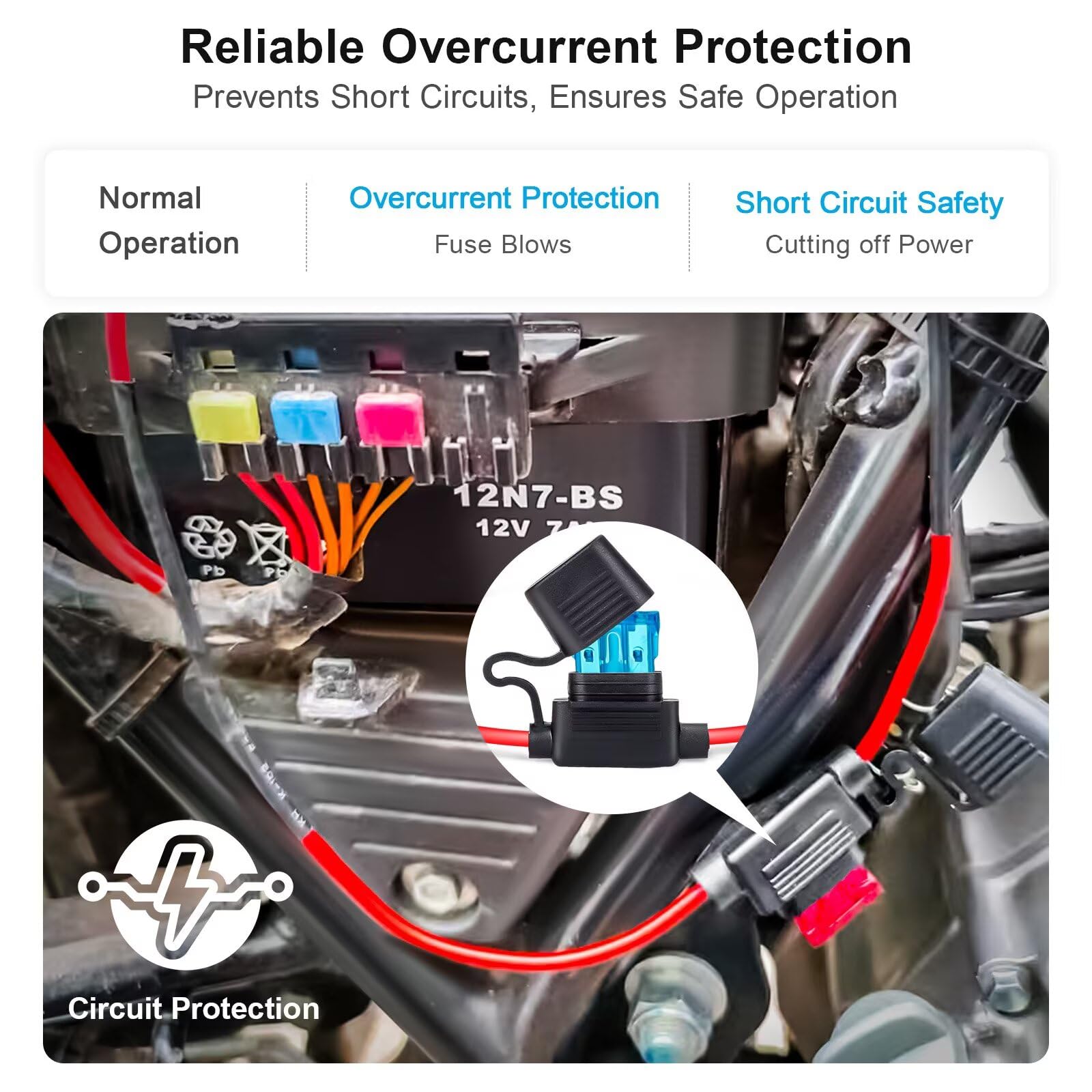 Anyongora installed under dash demonstrating real-world use and moisture protection benefit