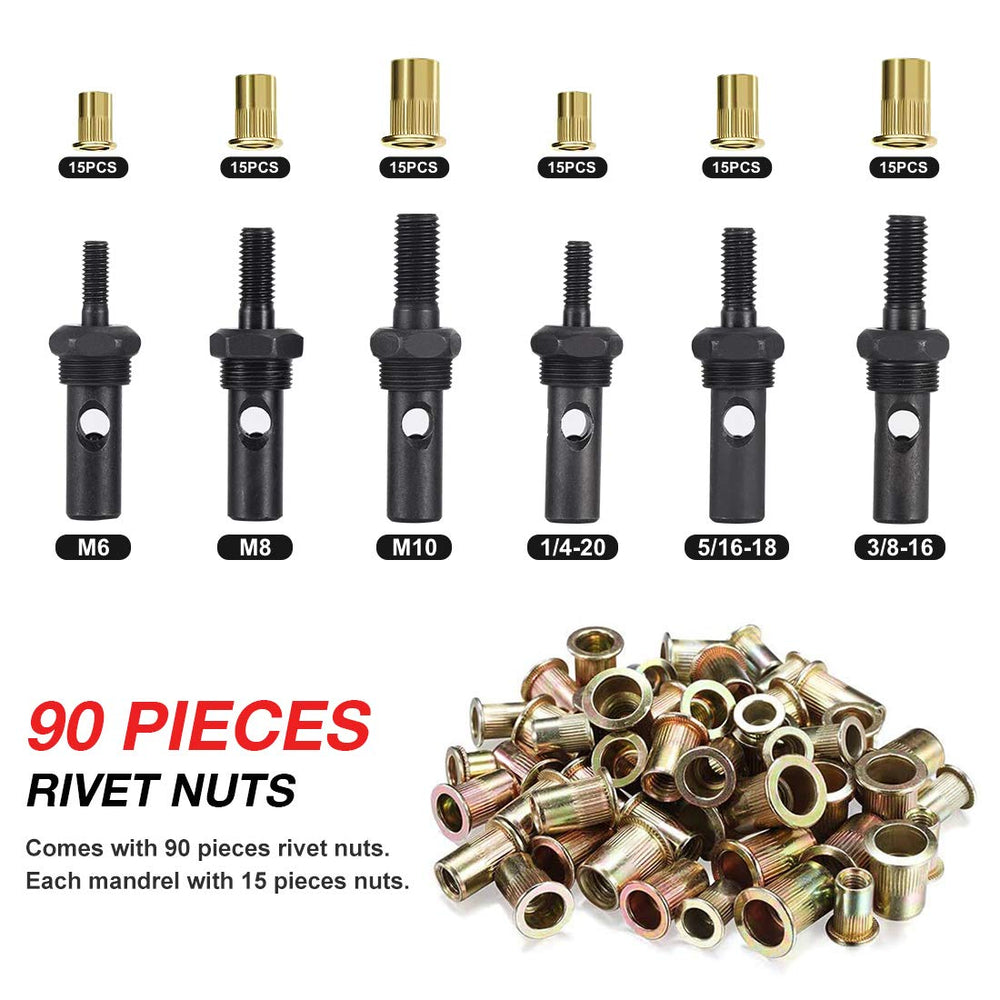AOBEN includes extra mandrel lock pins and mandrels for versatility