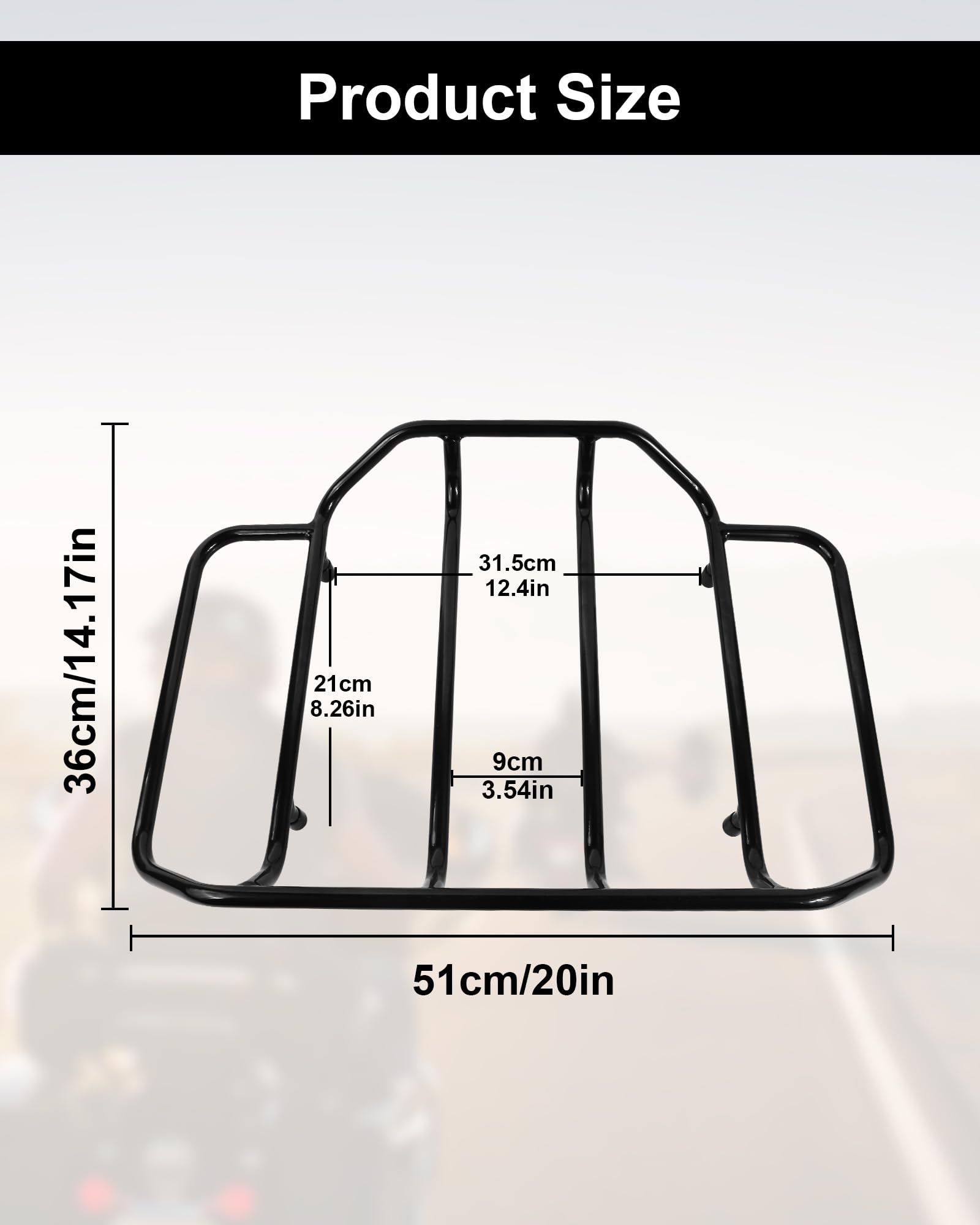 Aochuang four-point mounting system keeps the rack stable on rough roads