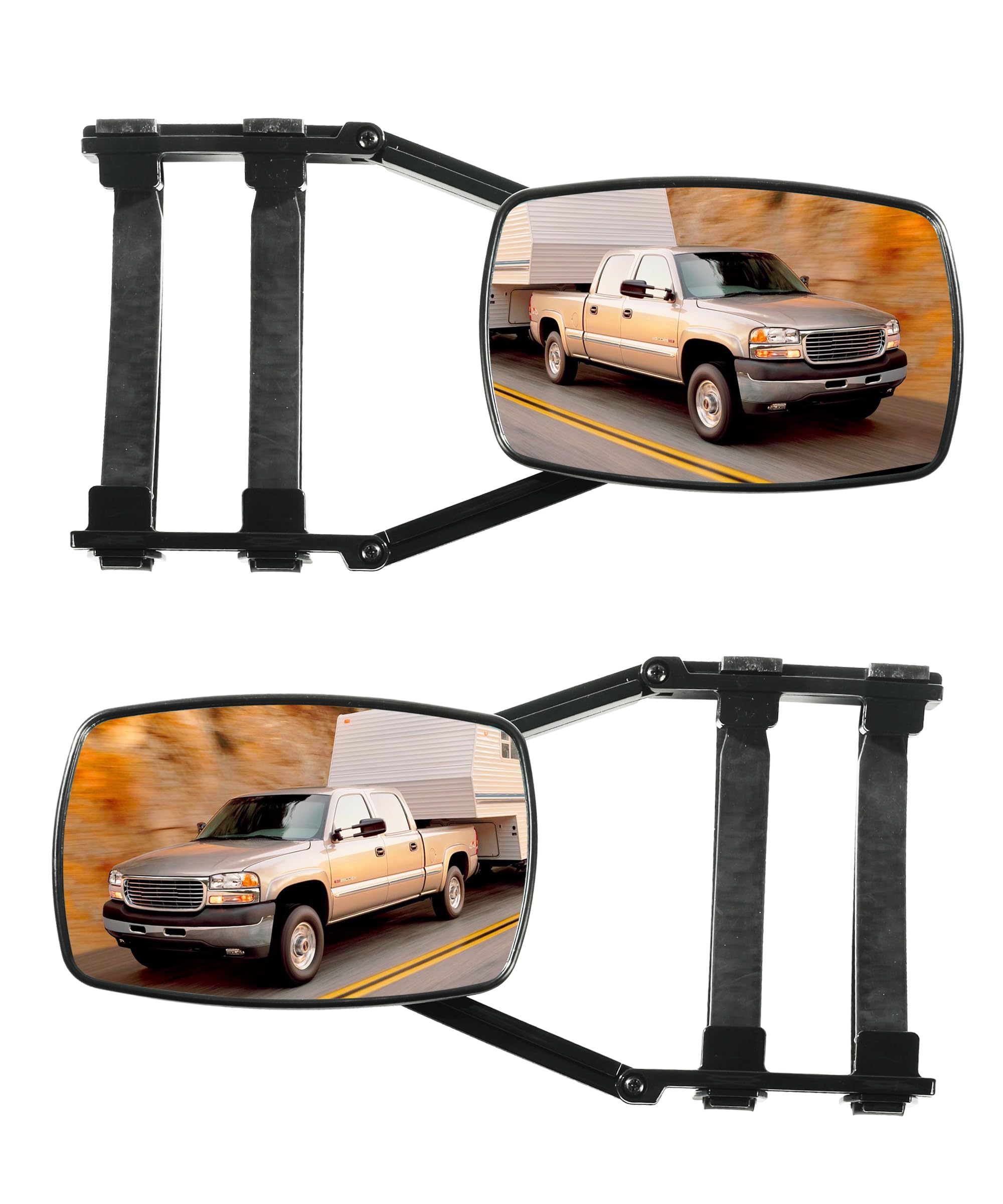 AOCISKA tow mirror clip-on 360-degree rotation for safer towing