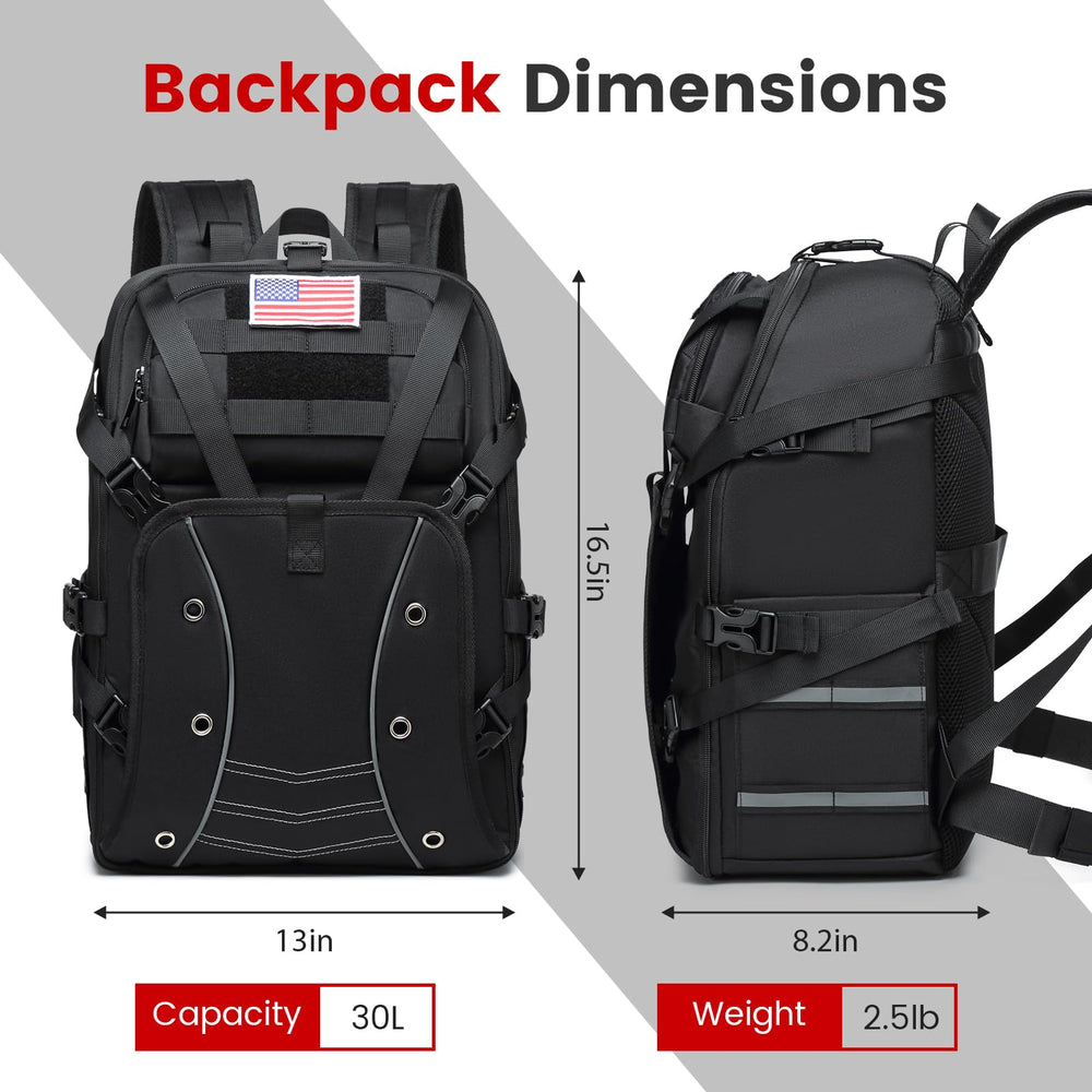 Aocrin backpack back panel with waterproof nylon fabric for durability.