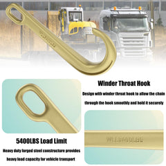 AODESTINY forged steel J-hook delivers durable performance for heavy loads.