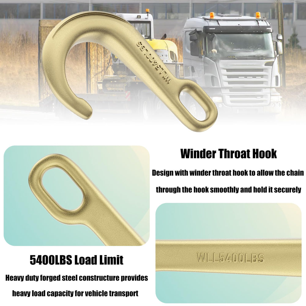 AODESTINY pair of 8-inch hooks enables reliable safety chain attachment