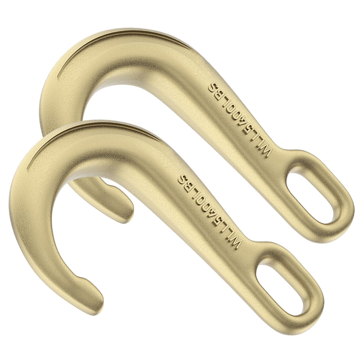 AODESTINY tow j-hook 8-inch yellow zinc plated for corrosion resistance in outdoor towing