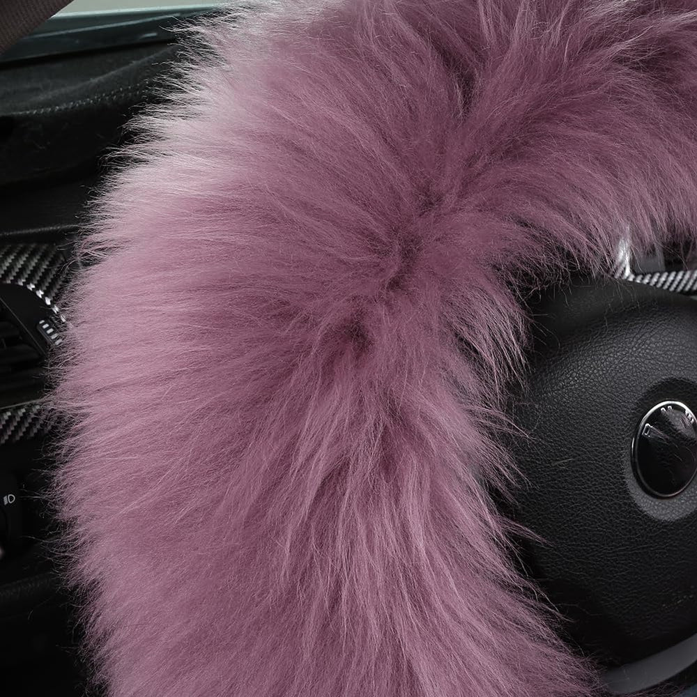 AOGELAN gear shift cover pink adds soft luxury during drives