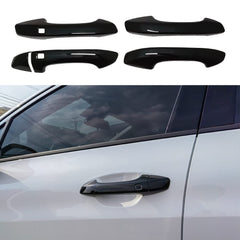 AOKIO glossy black door handle cover front view enhances Kia K5 styling