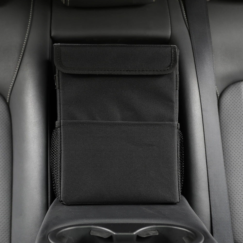 AOKJOY car garbage bin leak-proof lining prevents damp item leaks in the cabin
