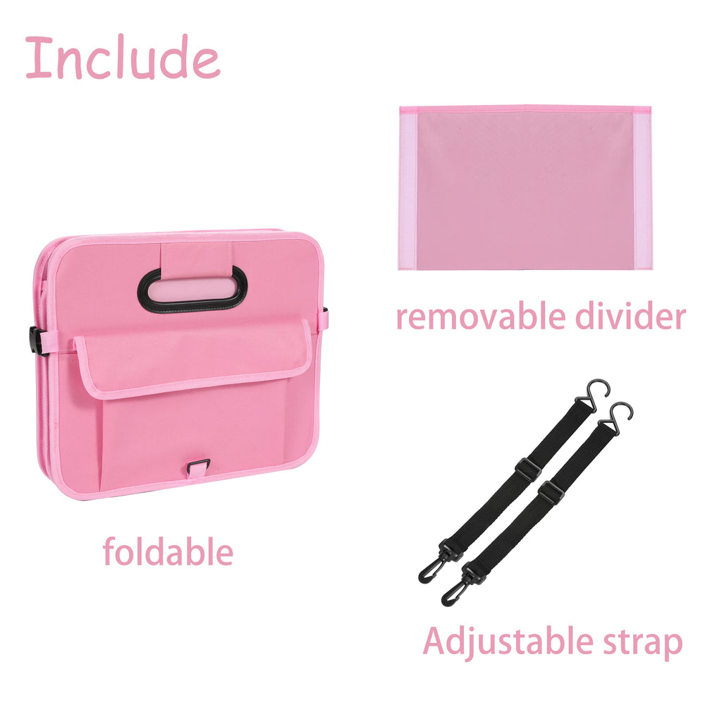 AOKJOY organizer features non-slip straps to prevent shifting in the trunk.