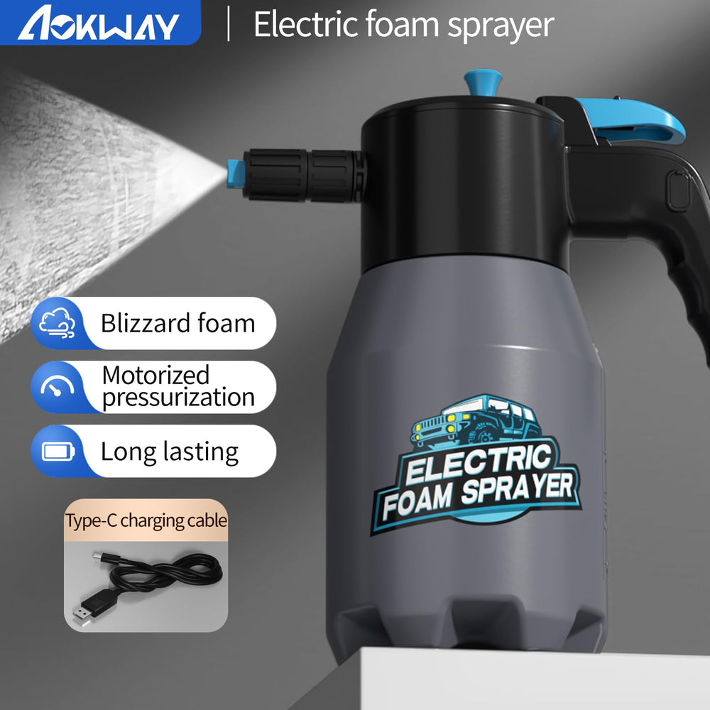 Aokway foam sprayer 75-degree spray pattern for thorough cleaning