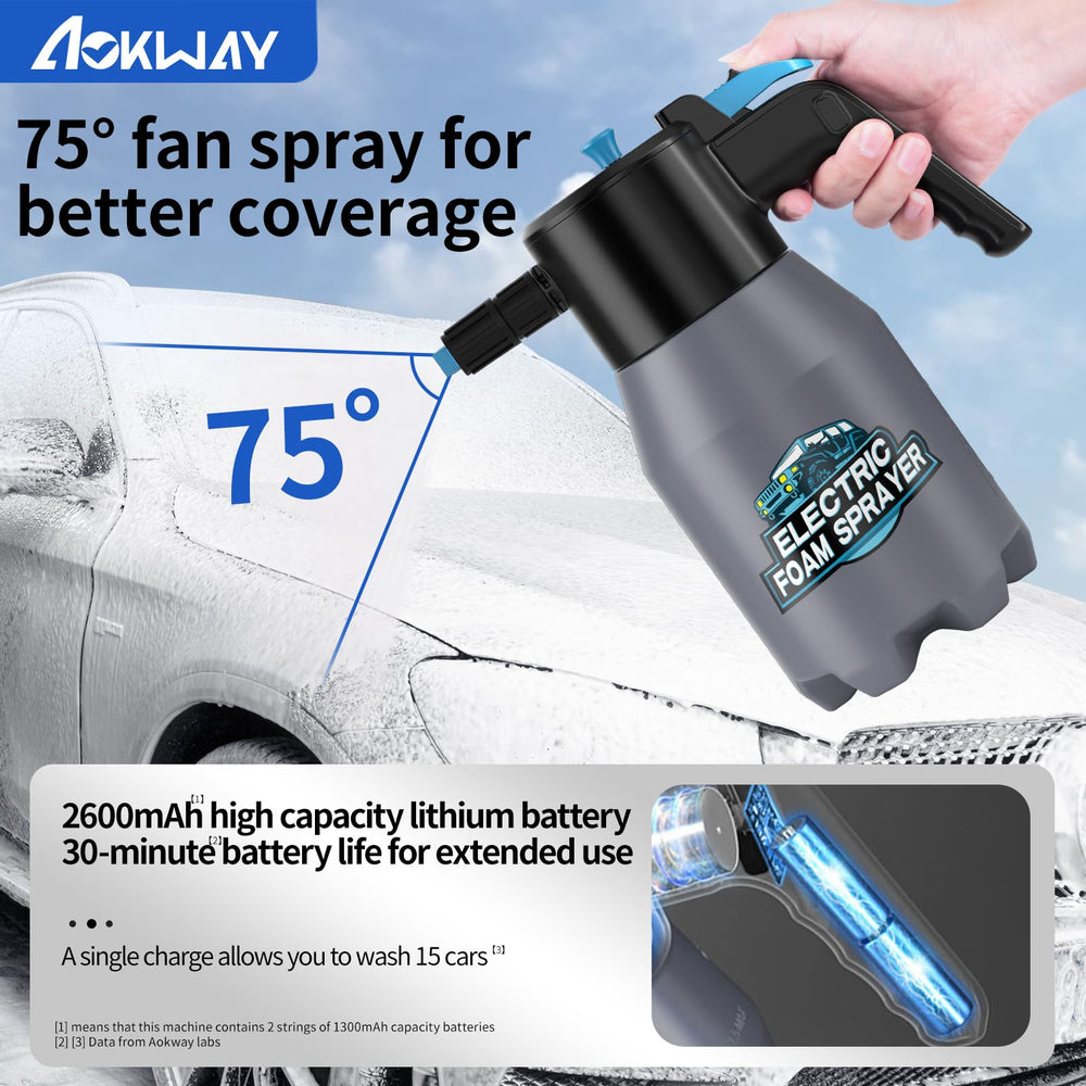 Aokway foam sprayer durable construction for long-lasting performance