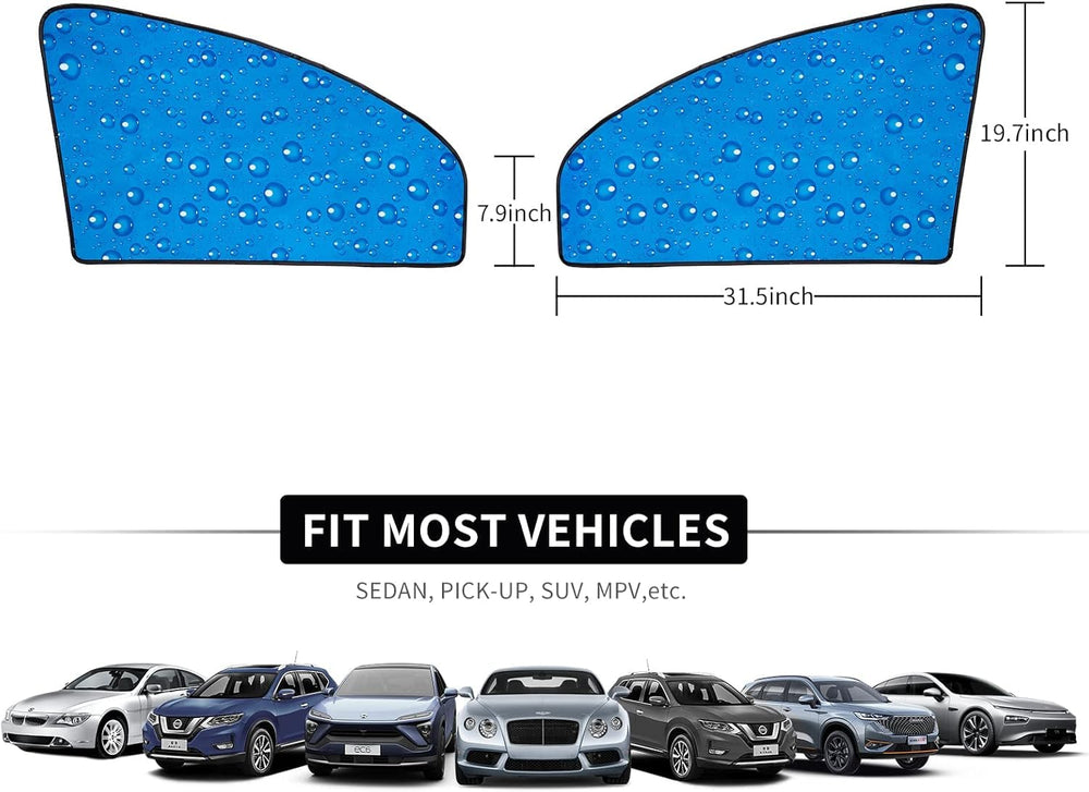 Aokway portable sunshade neatly stored in a car organizer