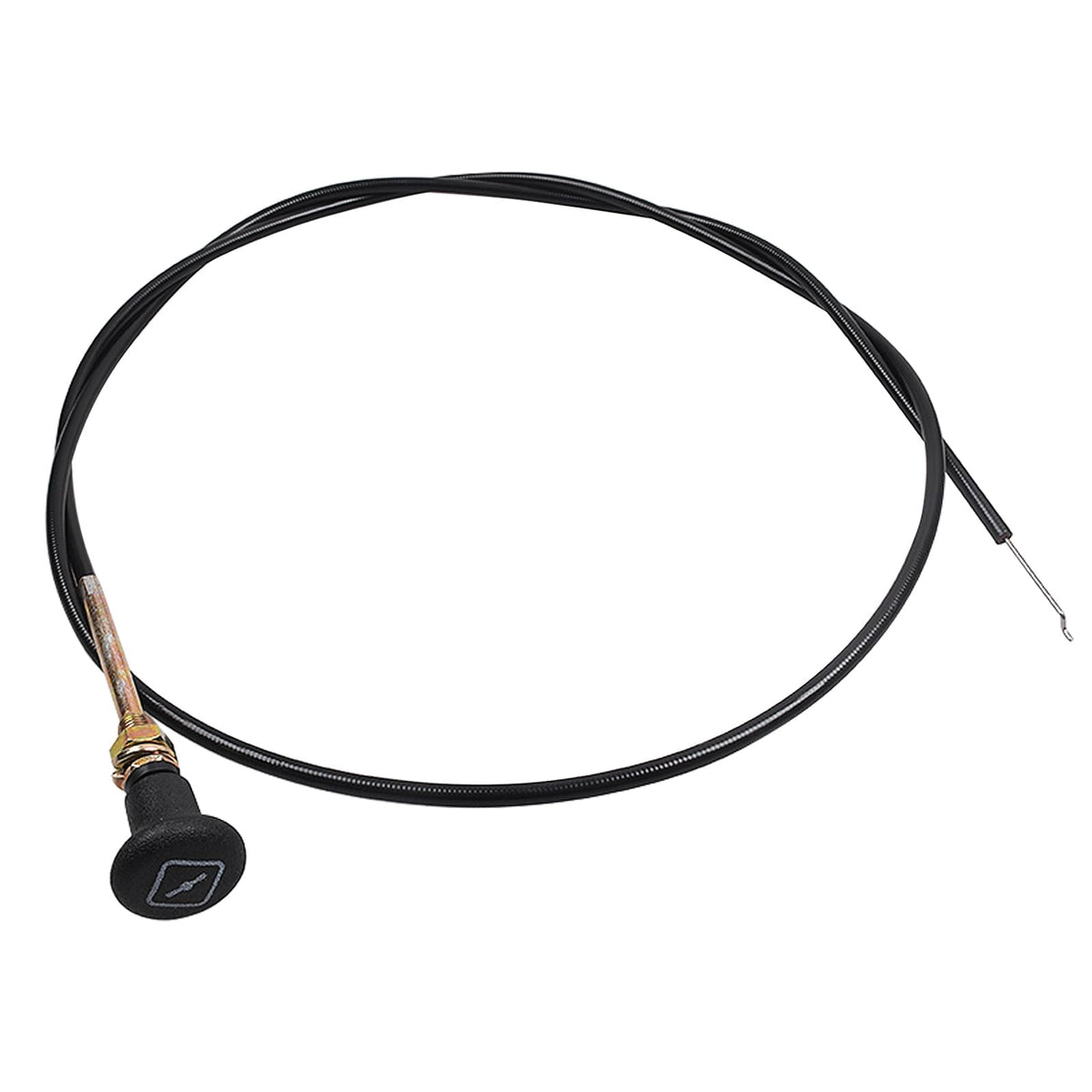 Aomitop 290-610 choke cable for Bad Boy MZ in action improves choke control.