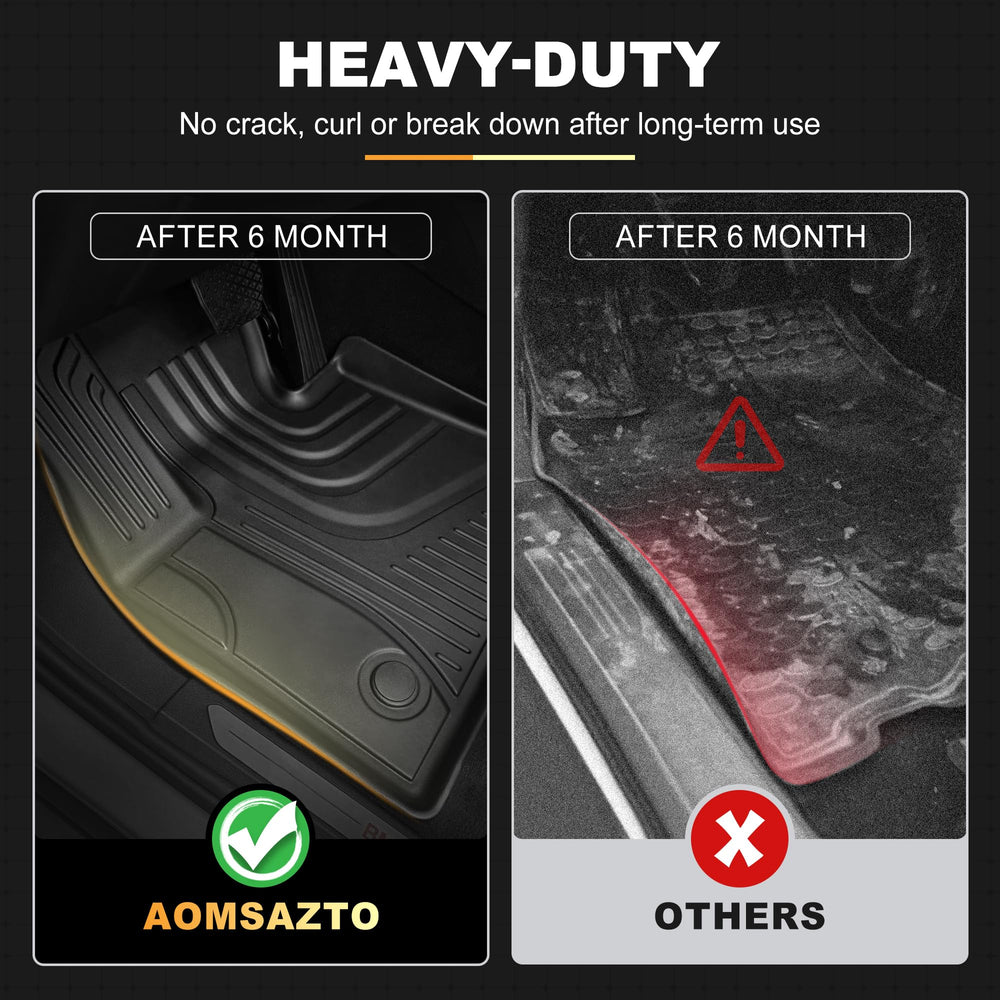 AOMSAZTO all-weather durability mats for BMW X7 withstand temperature changes