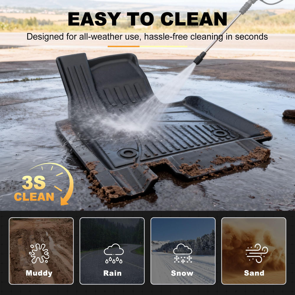 AOMSAZTO anti-slip texture mats prevent shifting in wet conditions