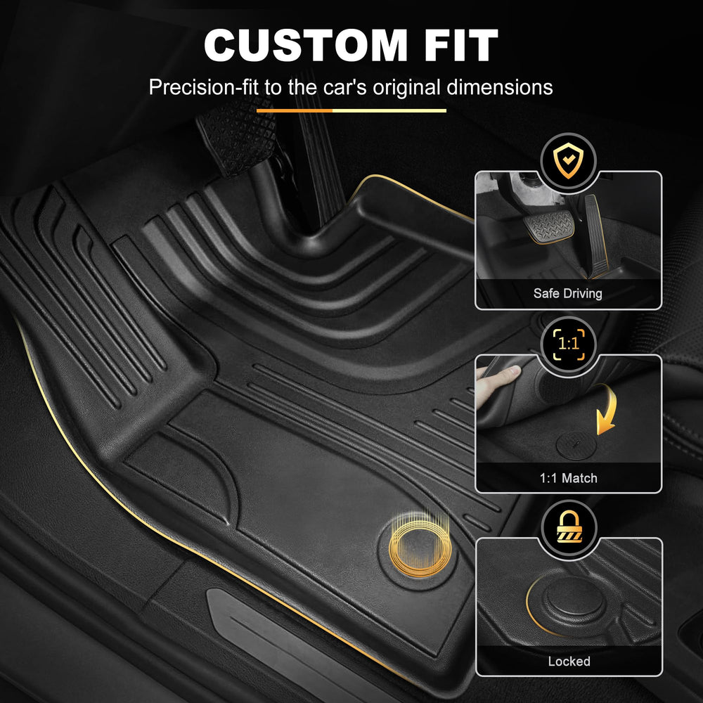 AOMSAZTO 3D laser-fit mats ensuring accurate alignment for X7 interior