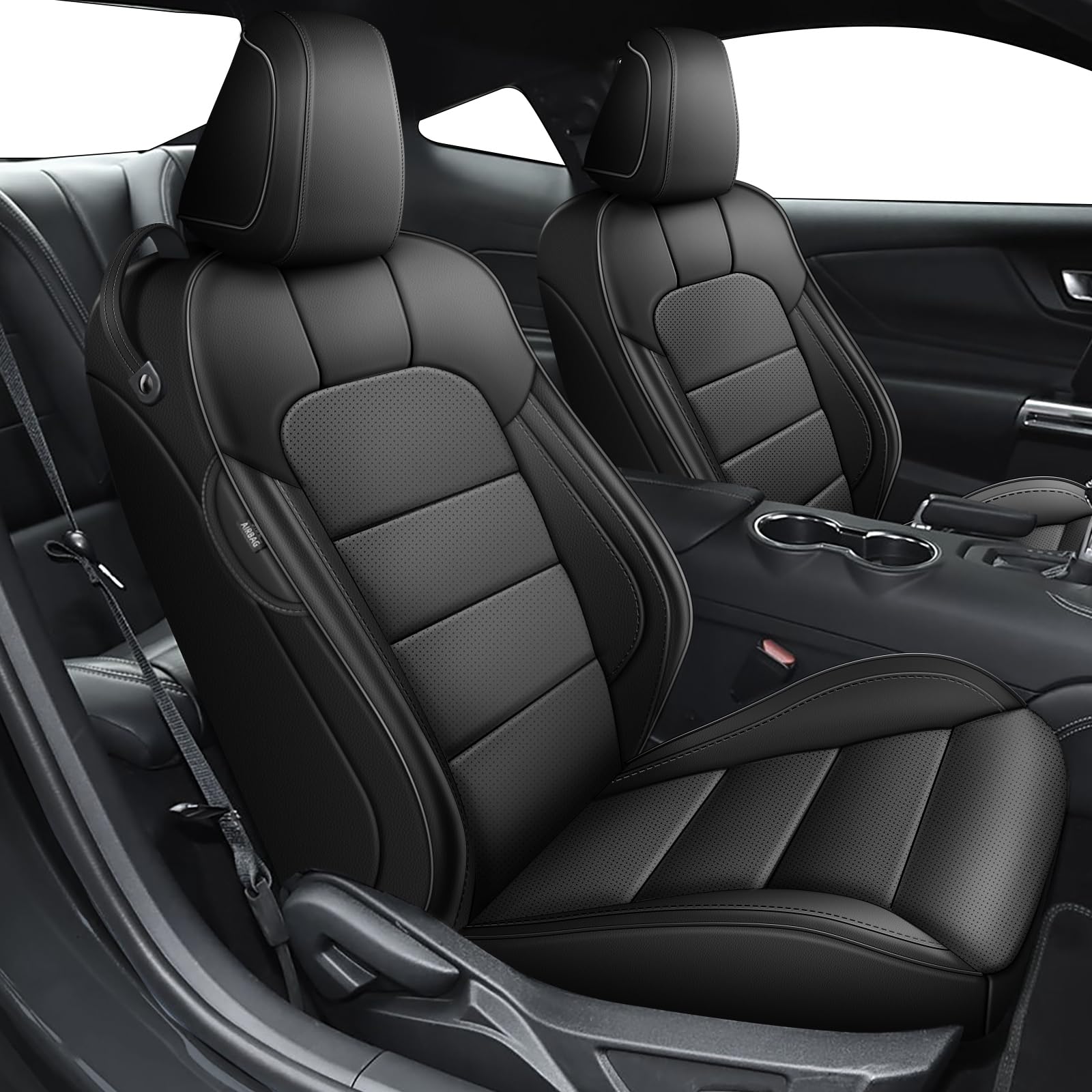 AOMSAZTO Mustang seat cover front left protects with durable faux leather