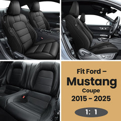 AOMSAZTO Mustang rear seat cover provides full coverage for shared rides