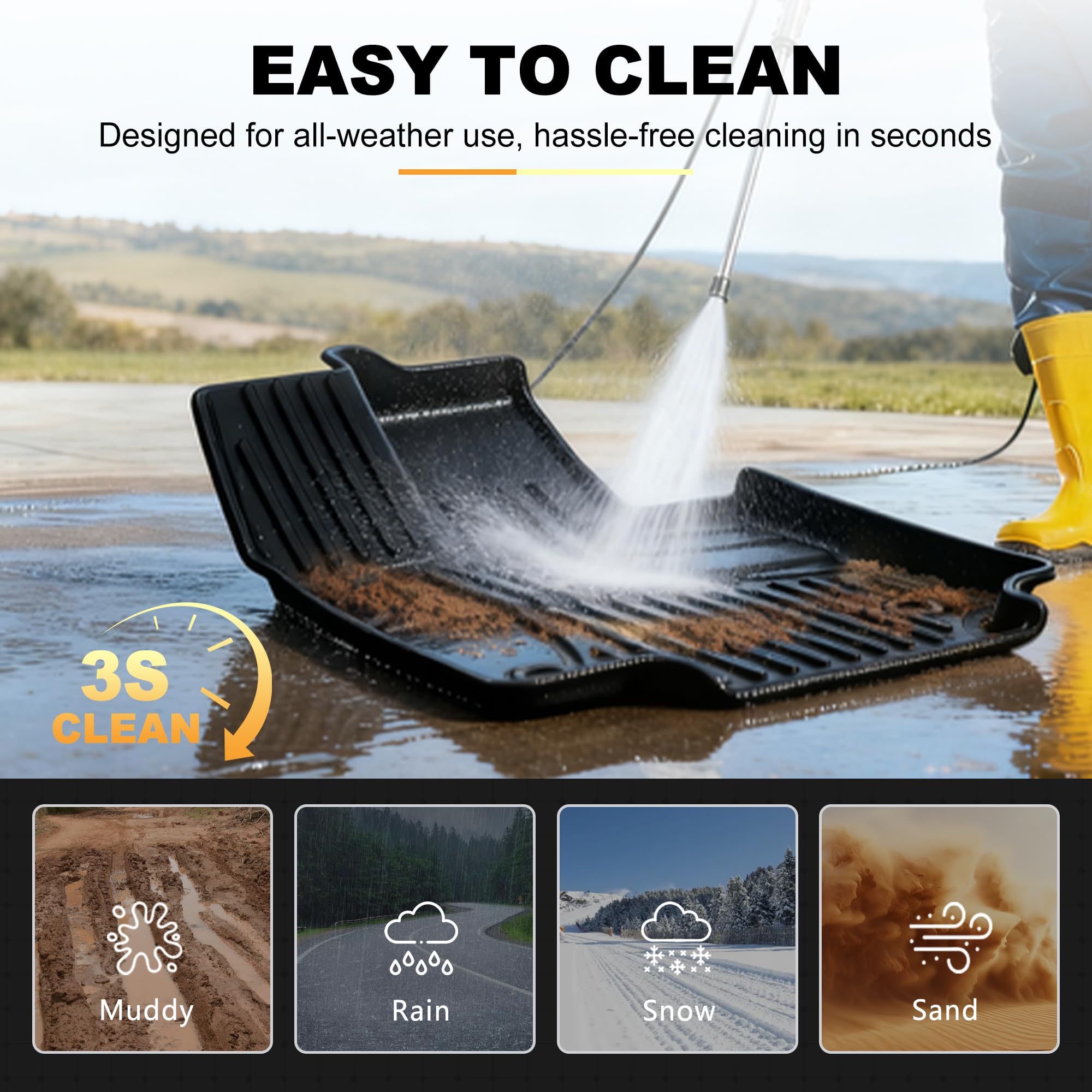 AOMSAZTO Rav4 eco-friendly, durable floor liners.