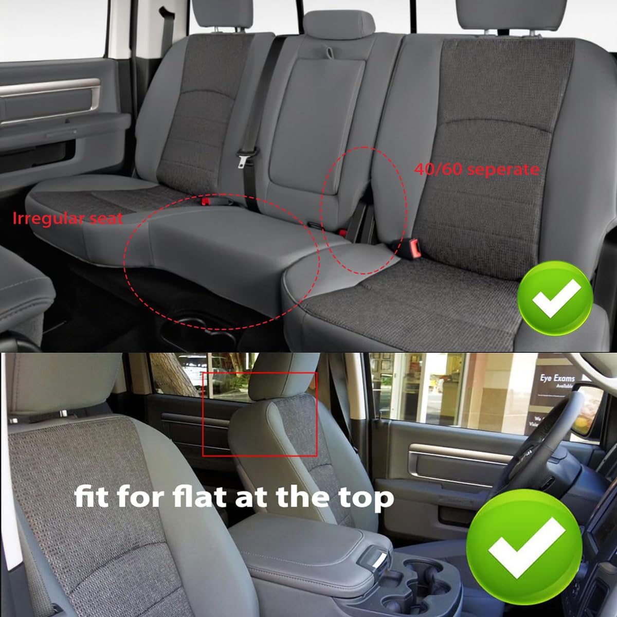 AOMSAZTO Compatible with Ram 2500 2010-2019 vehicles