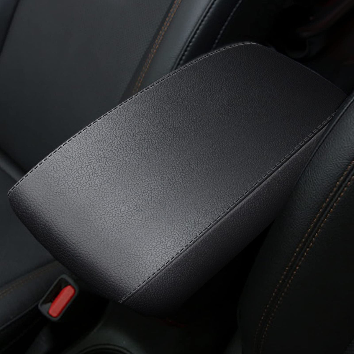 AOMSAZTO Altima armrest cover on 2008-2012 console providing full protection.