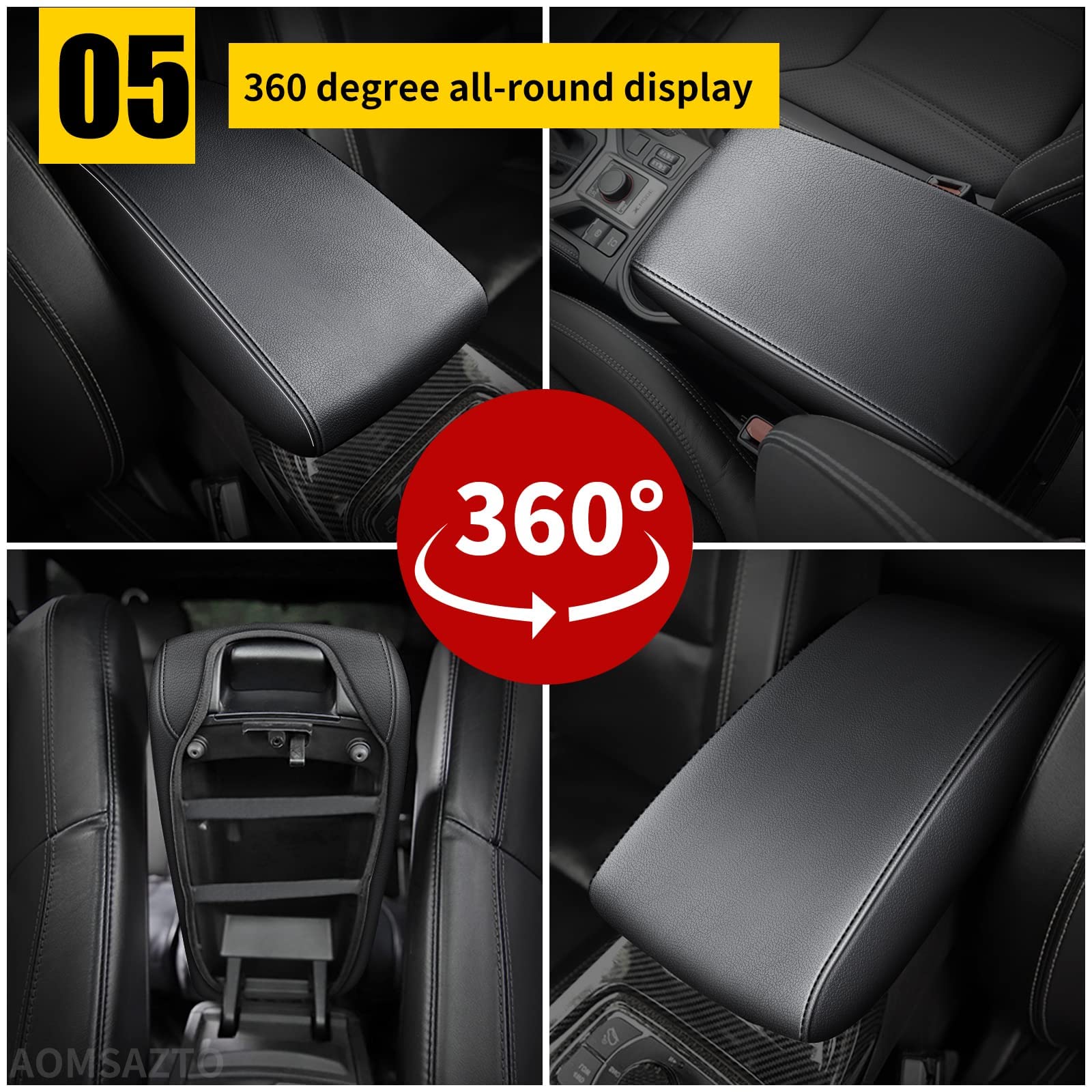 Adds a refined interior look with premium black leather feel.