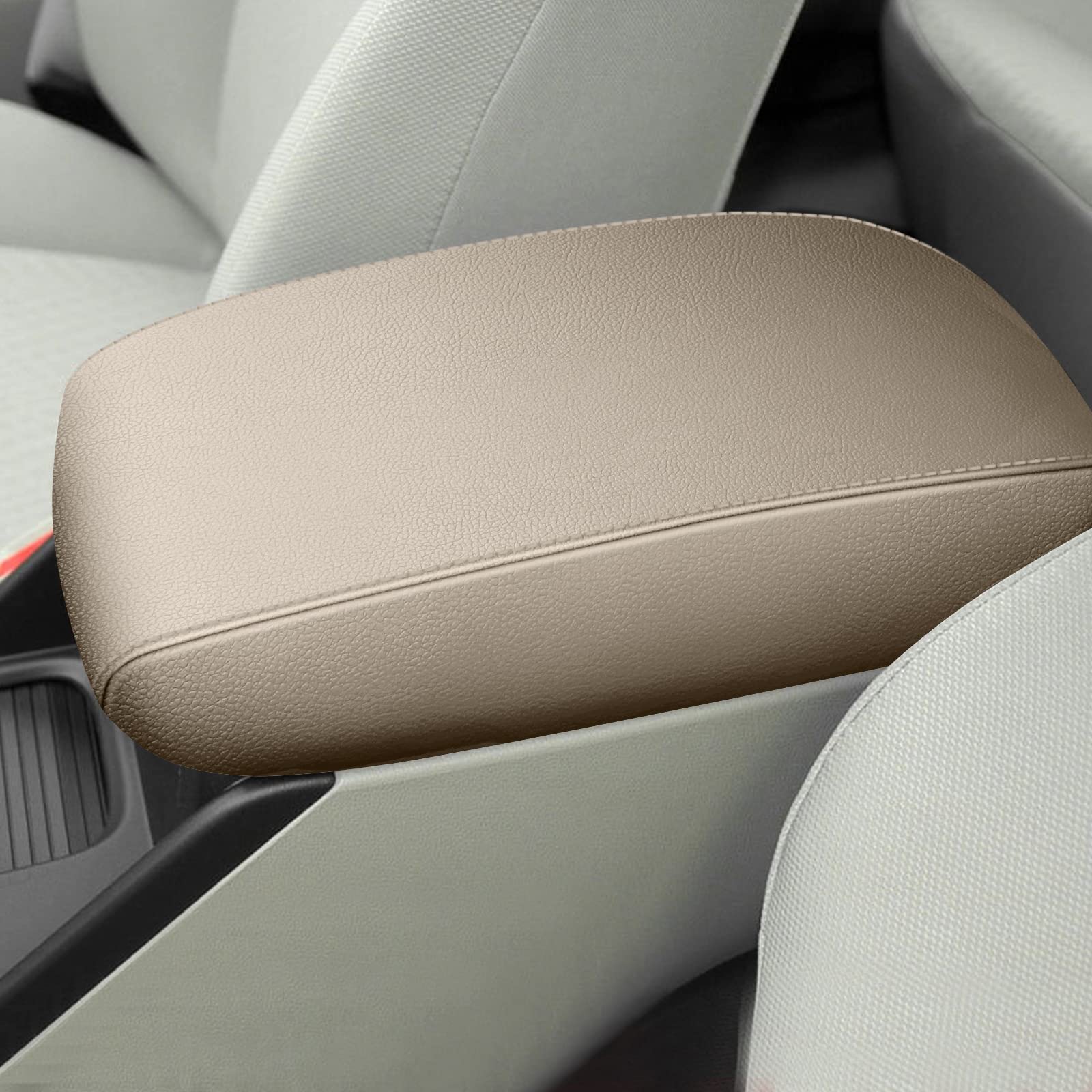 AOMSAZTO center console cover for 2012-2015 Civic protects beige armrest from dirt.