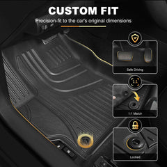 AOMSAZTO full-set mats highlight textured surface for secure footing.