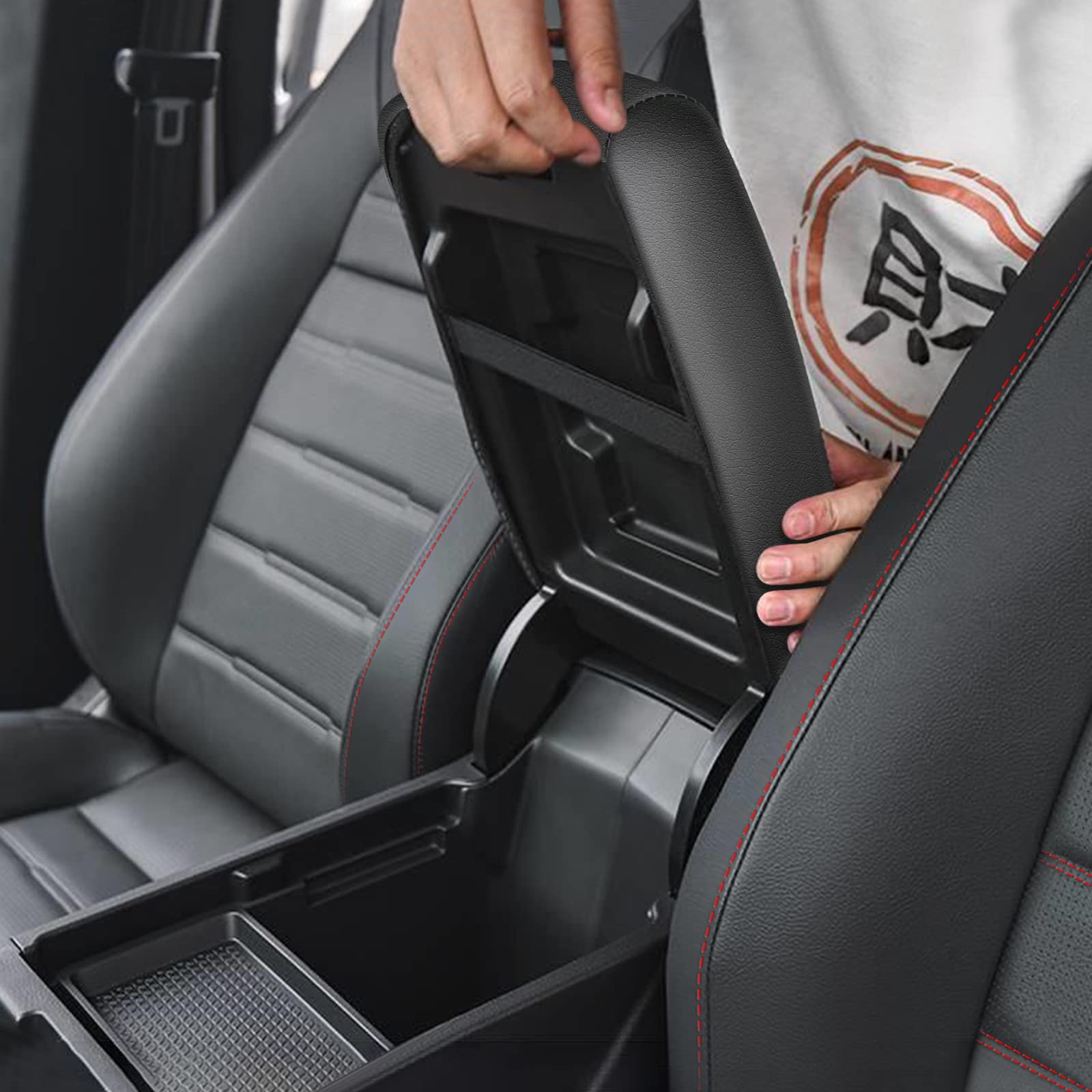 AOMSAZTO Forester center-console cover fits snugly for a glove-like look and feel.
