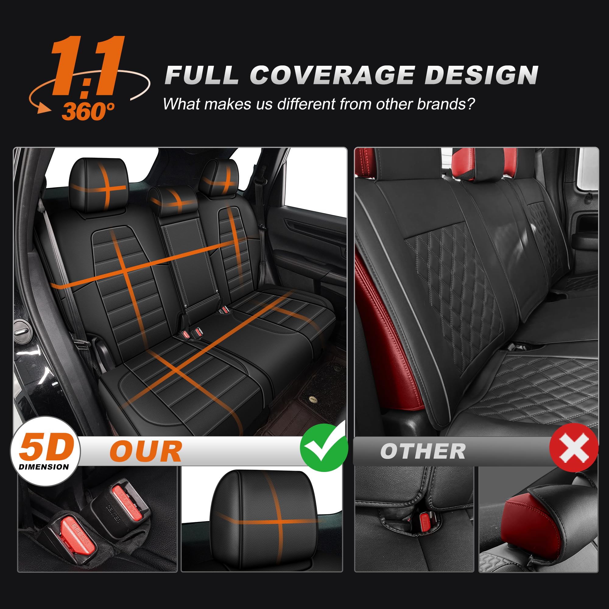AOMSAZTO Honda CR-V seat covers storage pocket keeps essentials organized.