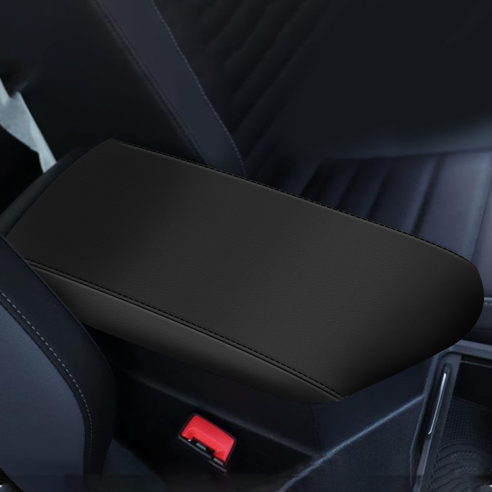 AOMSAZTO Jetta armrest cover close-up stitching highlights durable seams
