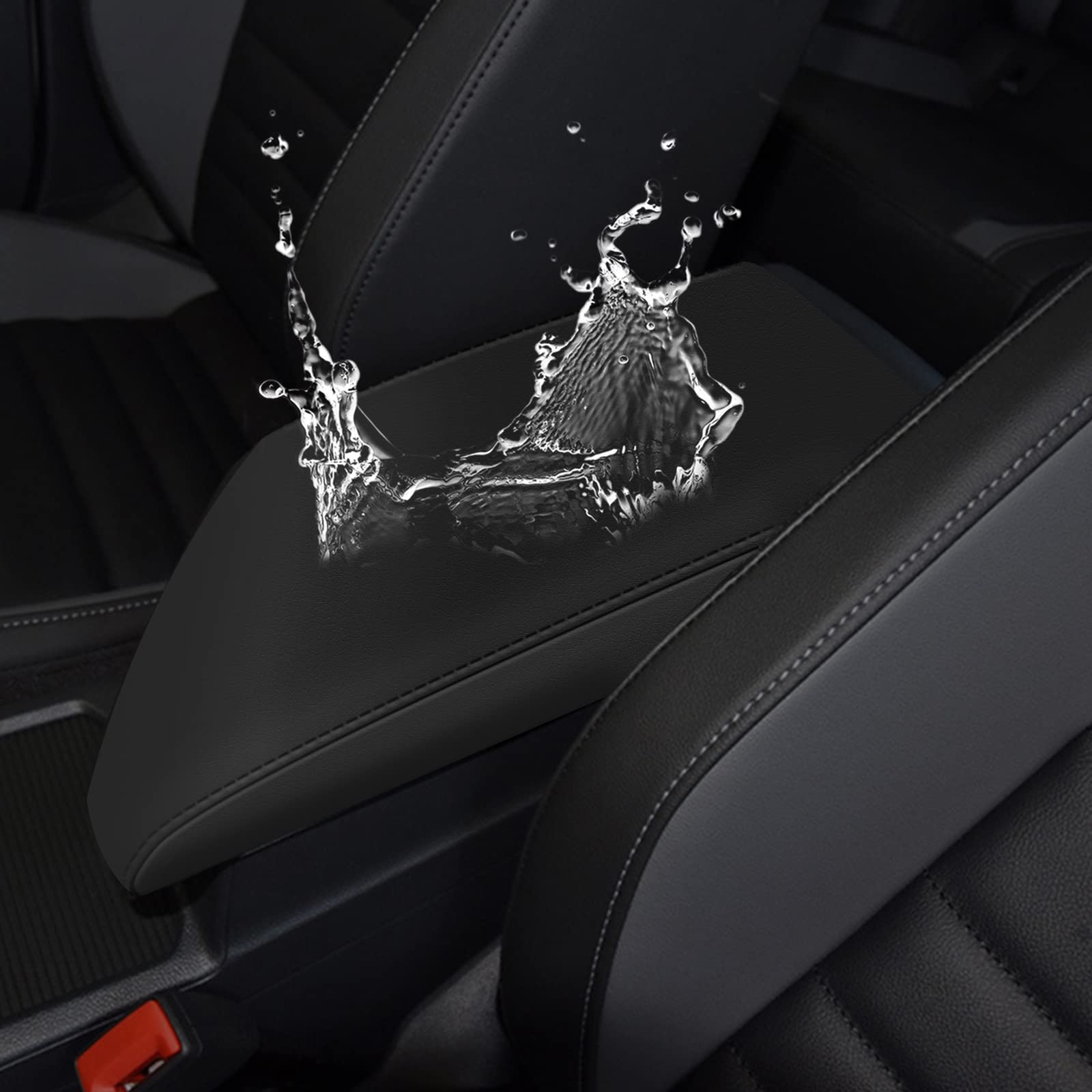 AOMSAZTO Jetta armrest cover waterproof surface for easy wipe-clean maintenance