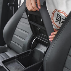 AOMSAZTO PU leather armrest cover provides comfortable, slip-free support during daily drives.