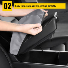 AOMSAZTO PU leather surface that is waterproof and easy to clean.