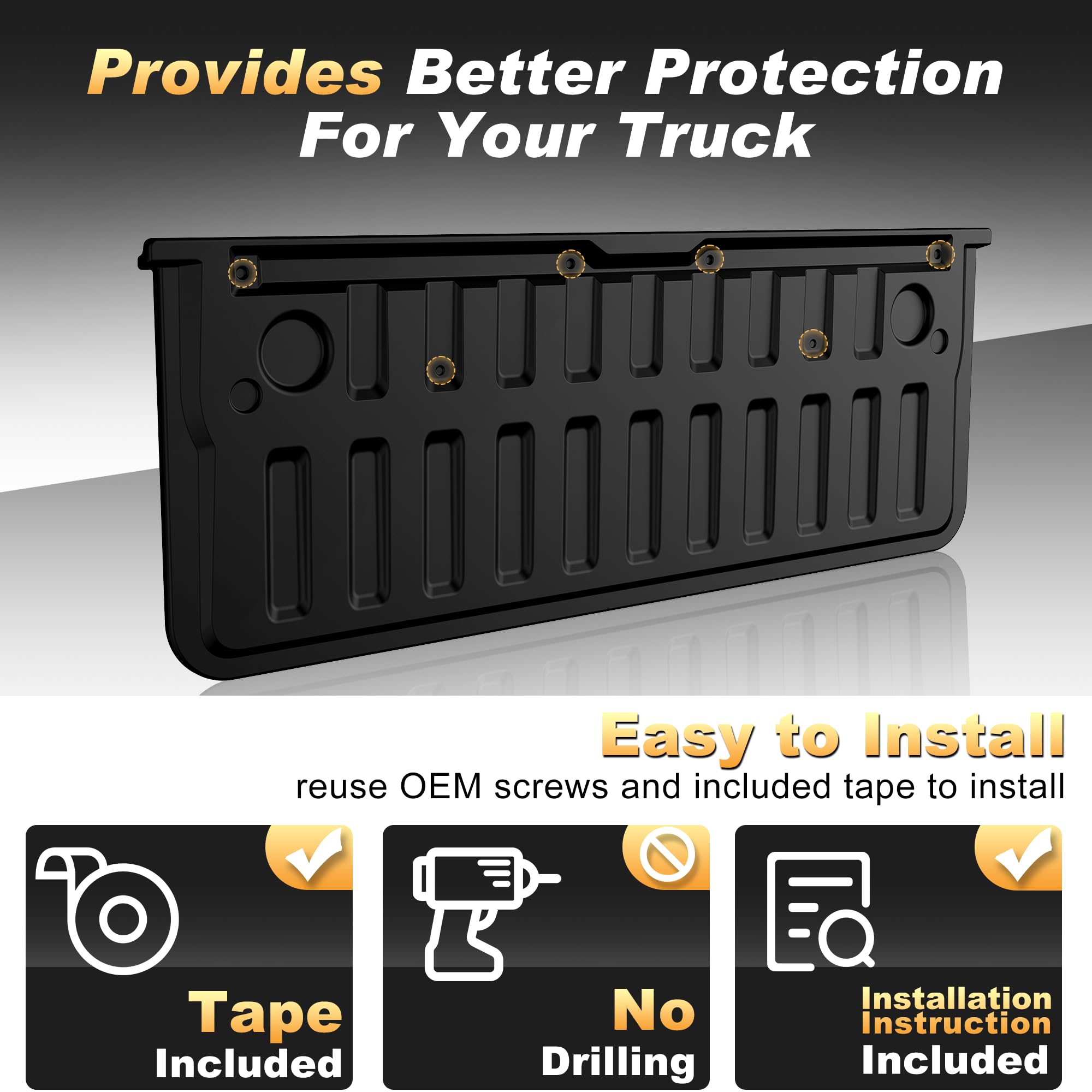 AOMSAZTO scratch-resistant bed liner shields against daily wear and tear.
