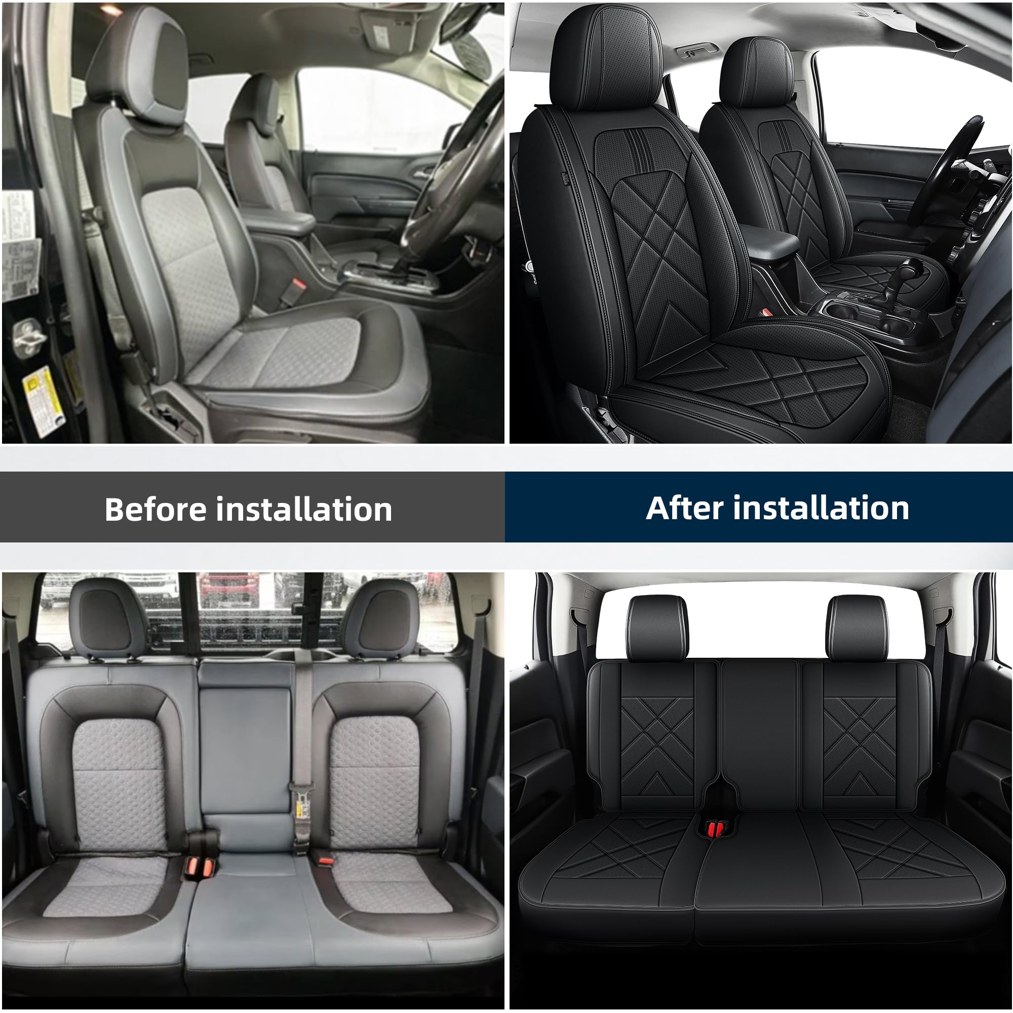 AOMSAZTO easy-install seat covers ready in about 15–20 minutes.
