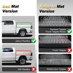 AOMSAZTO tailgate liner protects the tailgate and keeps surfaces clean.