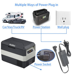 AooDen universal design fits most portable car fridges.