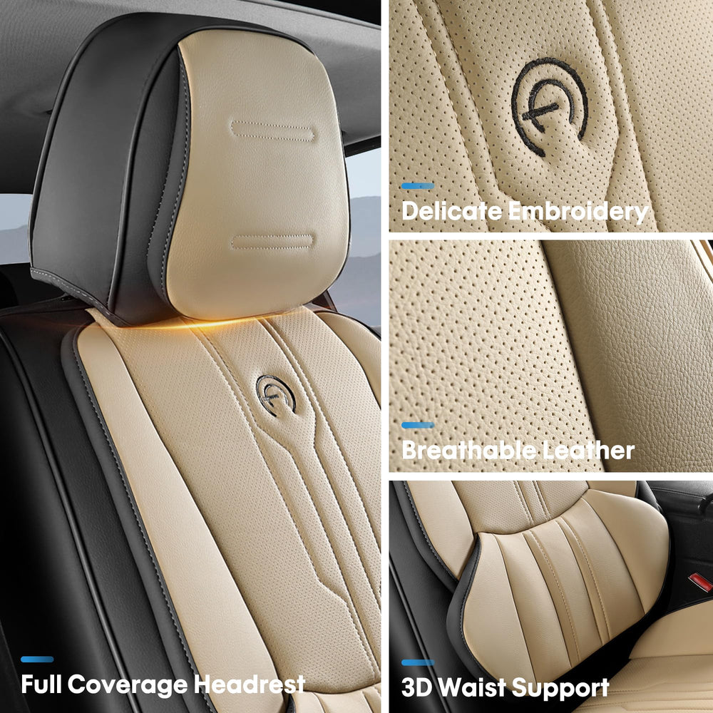 AOOG car seat covers full set easy install with hooks and straps