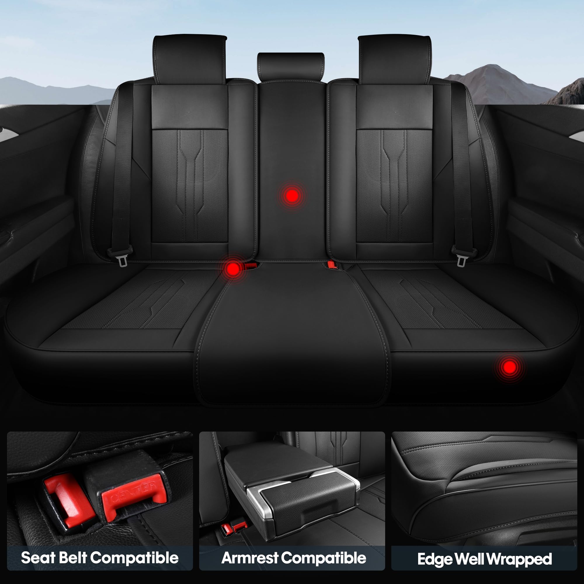 AOOG Chevy Silverado full-set packaging image shows premium faux leather protection.