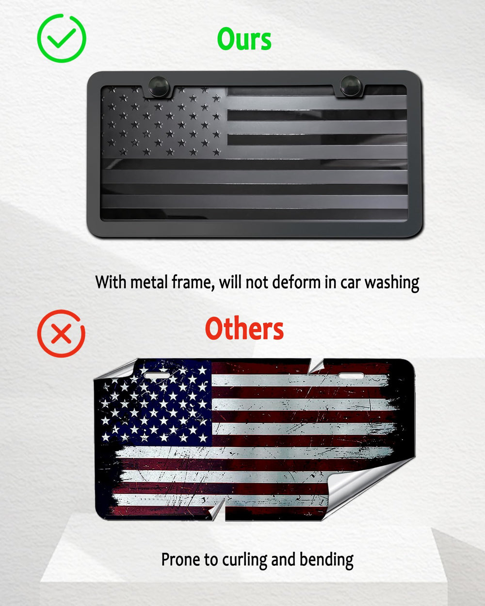 AOOTF blue-line flag decals for a personalized patriotic touch.