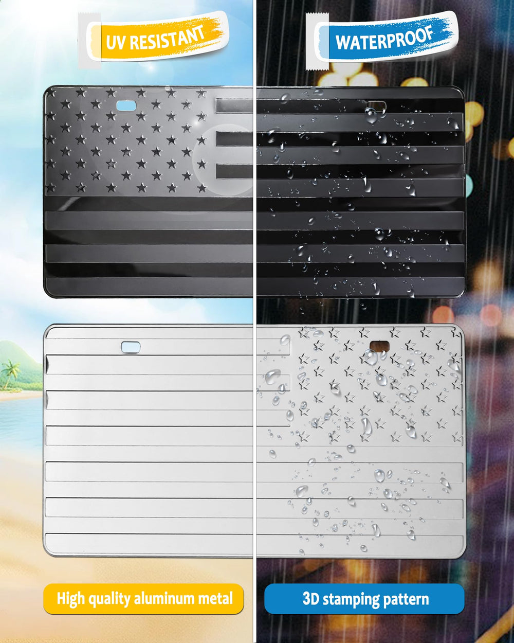 AOOTF front plate with aluminum frame enhances durability and keeps shape.