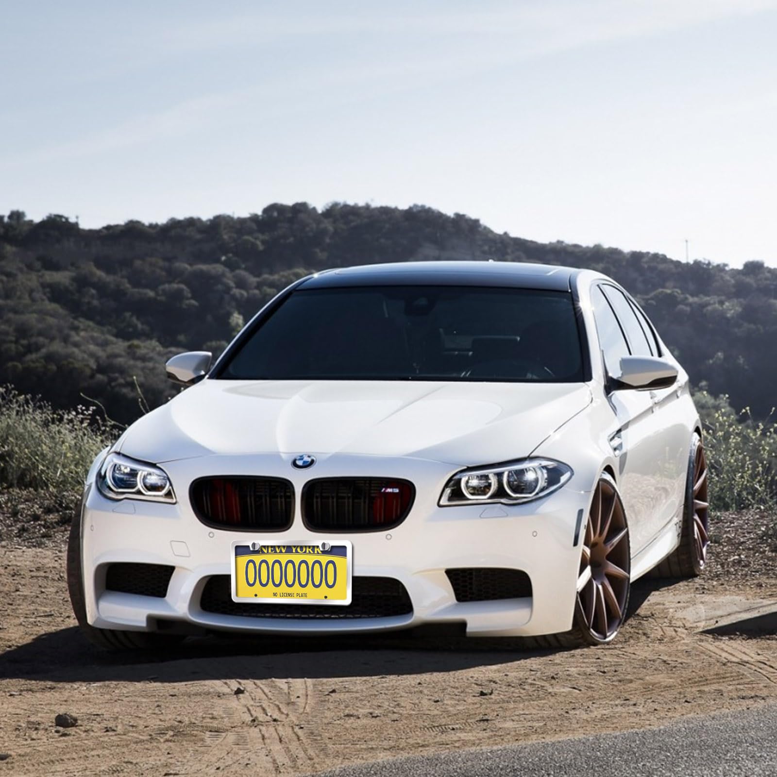 Aootf license plate pads reduce vibration and protect paint
