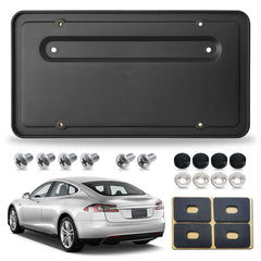 AOOTF rear license plate bracket on Tesla Model 3 for secure mounting