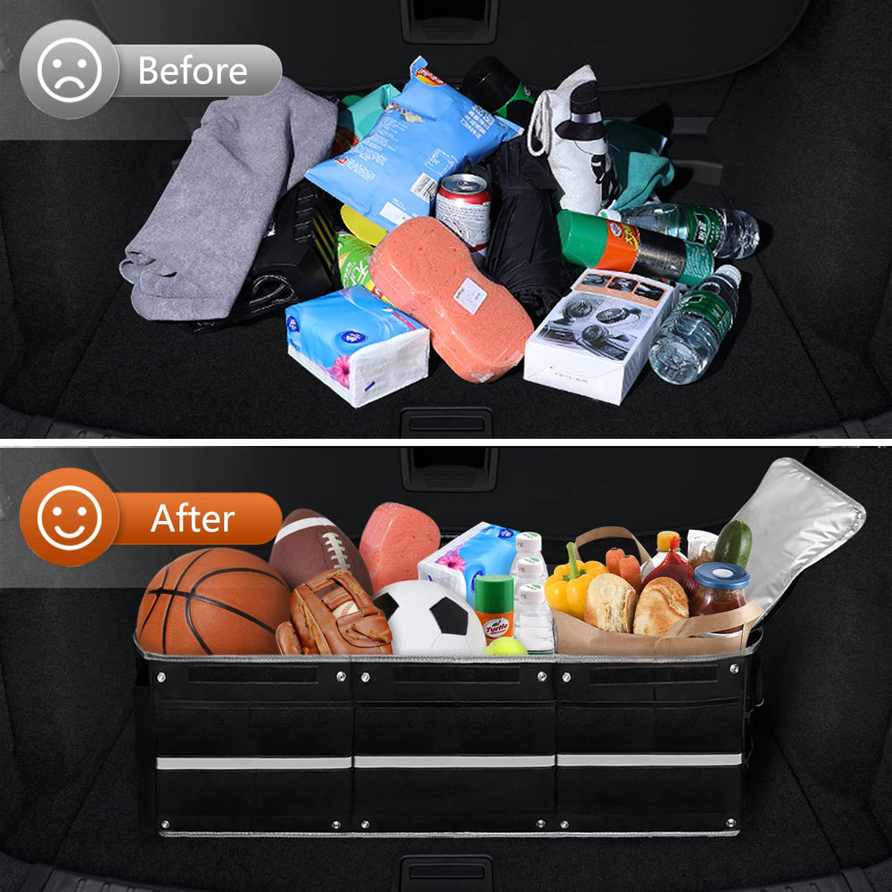 AOPHY trunk organizer easy to wipe clean after travel and shopping