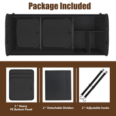 AOPHY leopard trunk organizer non-slip bottom prevents sliding during drives